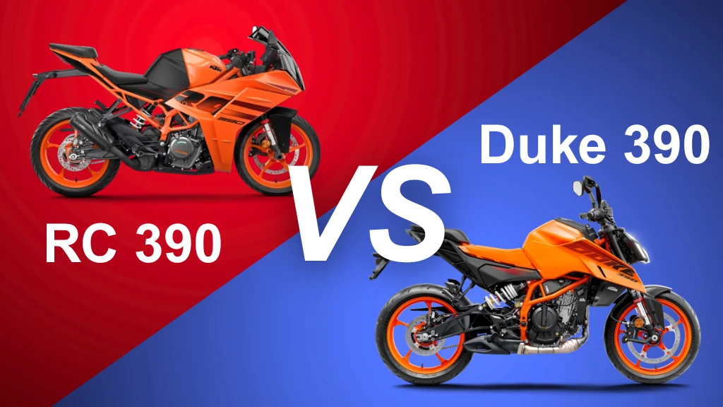 KTM Duke 390 vs KTM RC 390