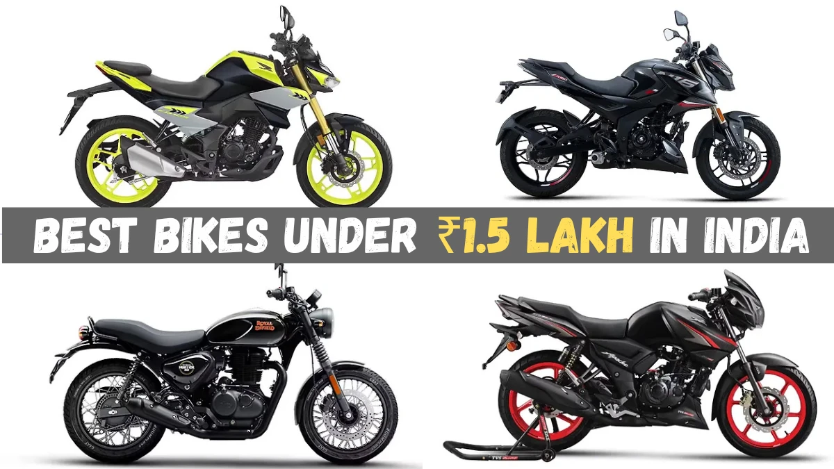 Best Bikes Under ₹1.5 Lakh in India – Top Picks for 2025