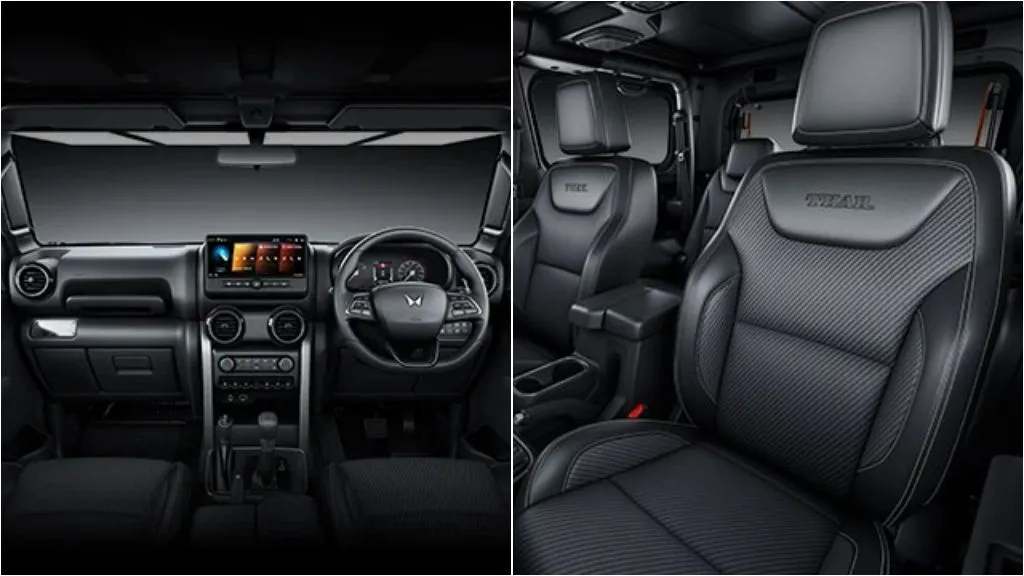 2025 Mahindra Thar 3-Door Interior