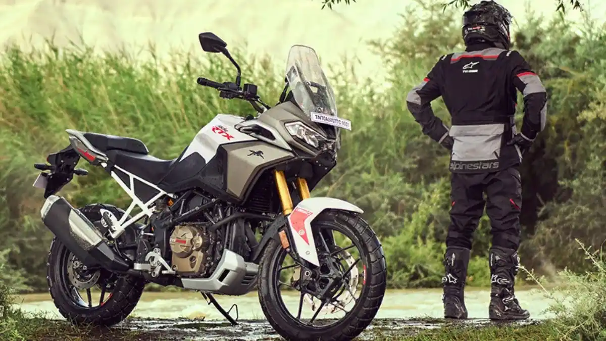 All New TVS Apache RTX 300 Adventure Launched at Rs 1.99 Lakh