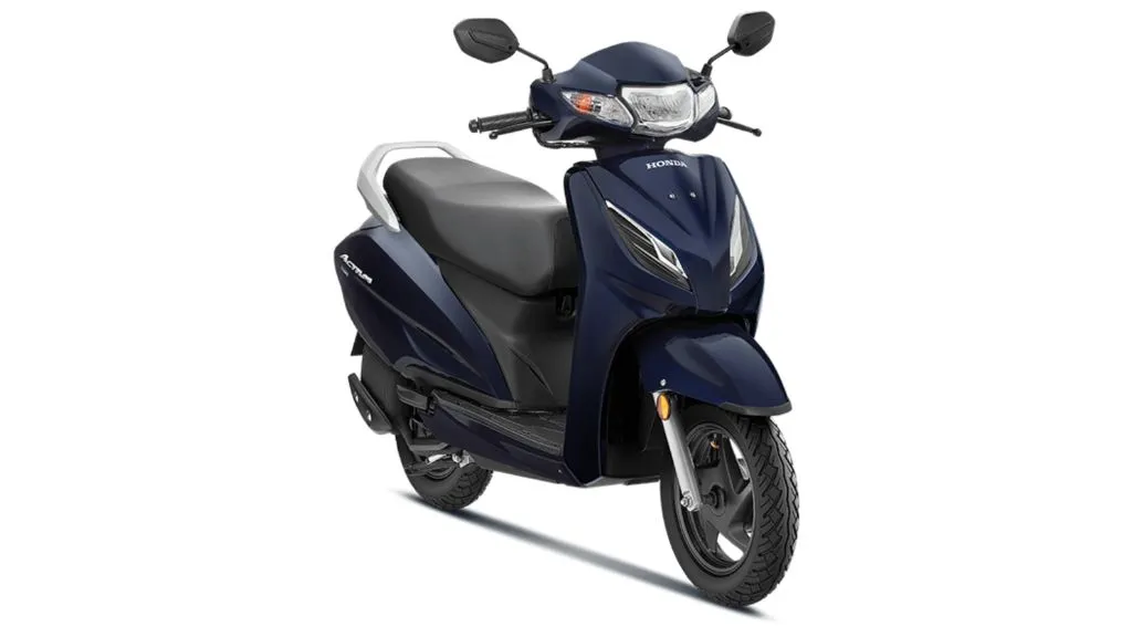 Honda Activa 110 Pearl Siren Blue Colour