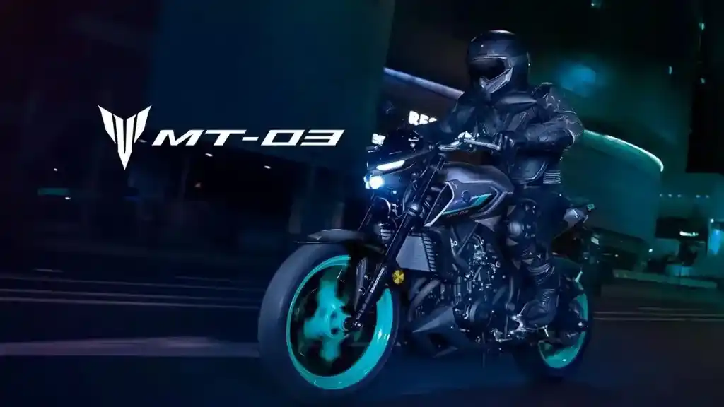 Yamaha MT 03 MIDNIGHT CYAN Color