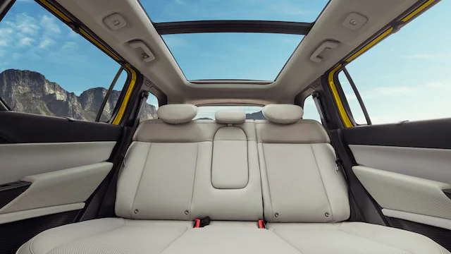 2025 Tata Sierra Interior Rear Seats