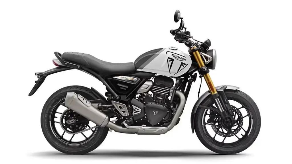 Triumph Speed 400 Pearl Metallic White Pewter Grey