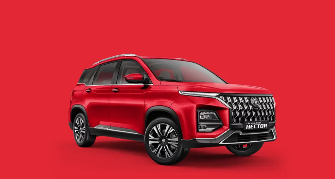 2026 MG Hector Facelift Glaze Red Colour
