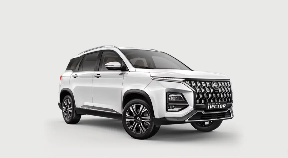 2026 MG Hector Facelift Pearl White Colour