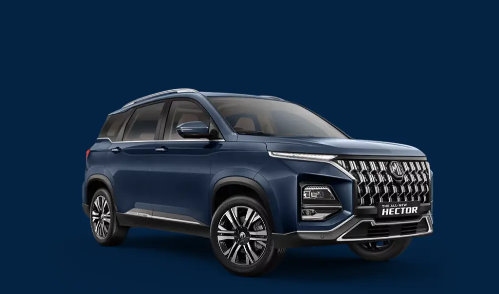 2026 MG Hector Facelift Celadon Blue Colour