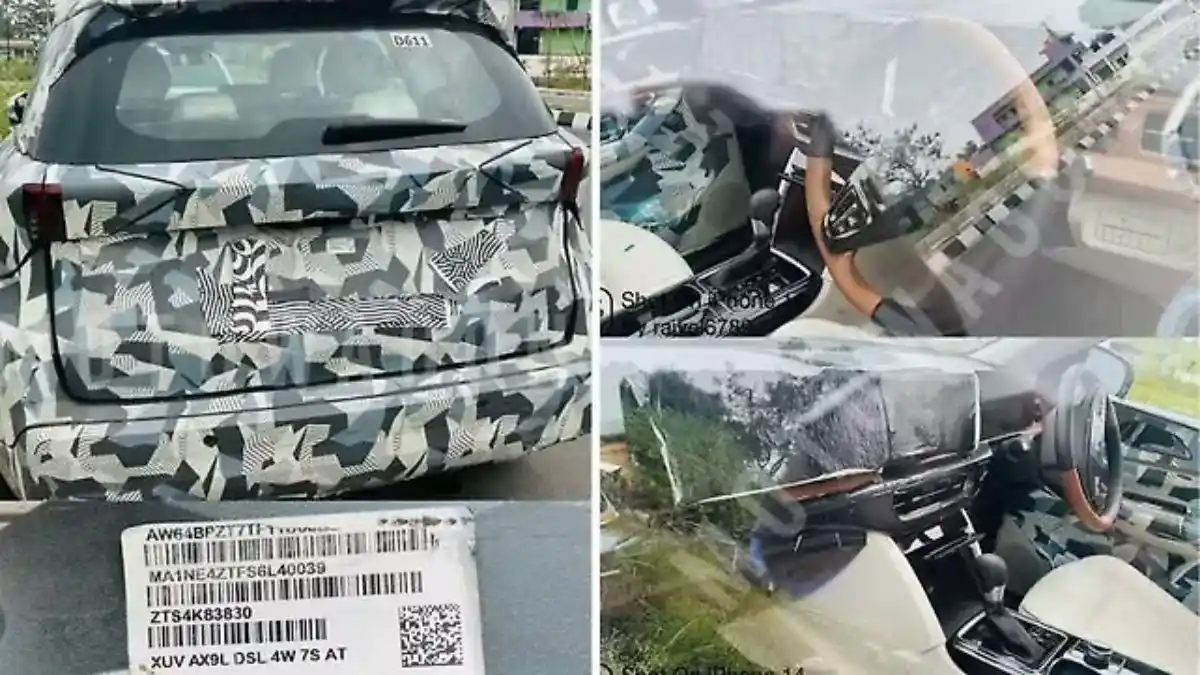 2026 Mahindra XUV 7XO Interior Spied, Does it Top Variant AX9L