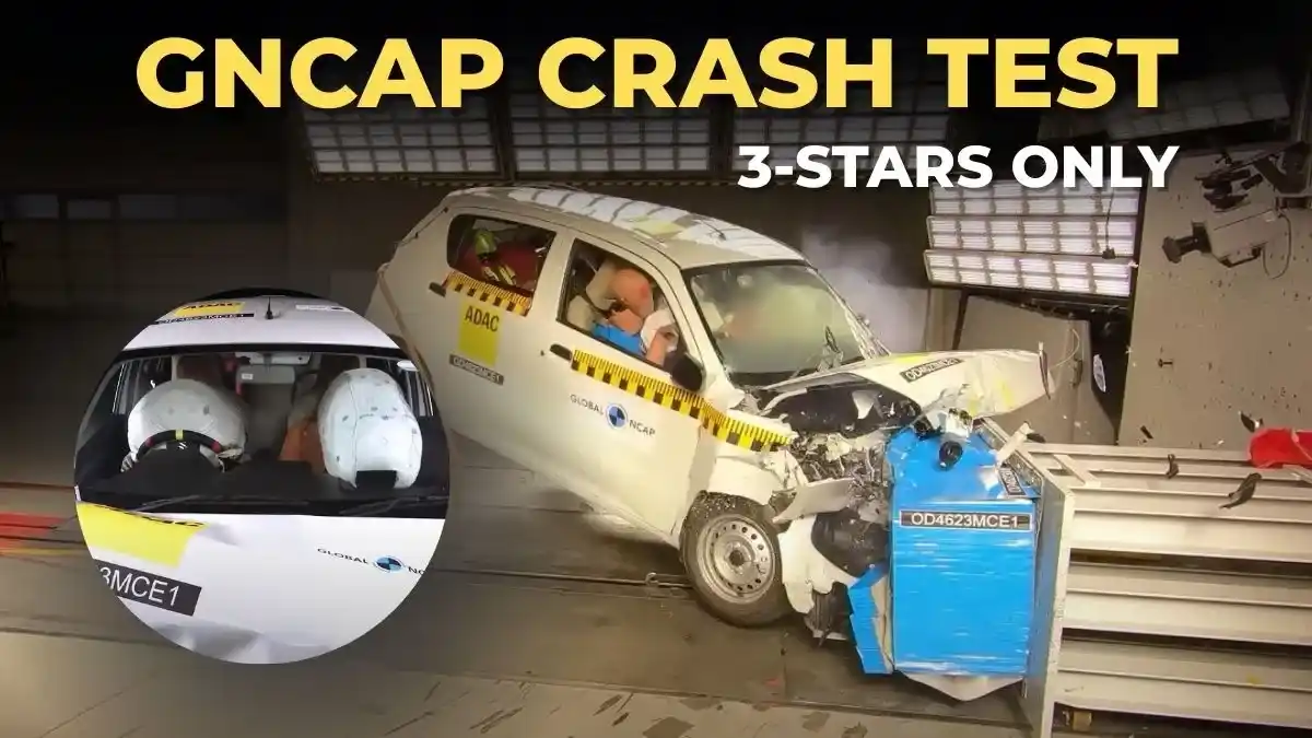 Maruti Suzuki Celerio Global NCAP Crash Test Only Three Stars