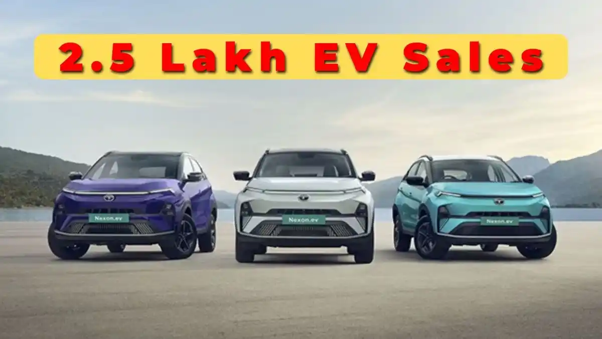 Tata Motors Crosses 2.5 Lakh EV Sales in India, Nexon EV Creates History