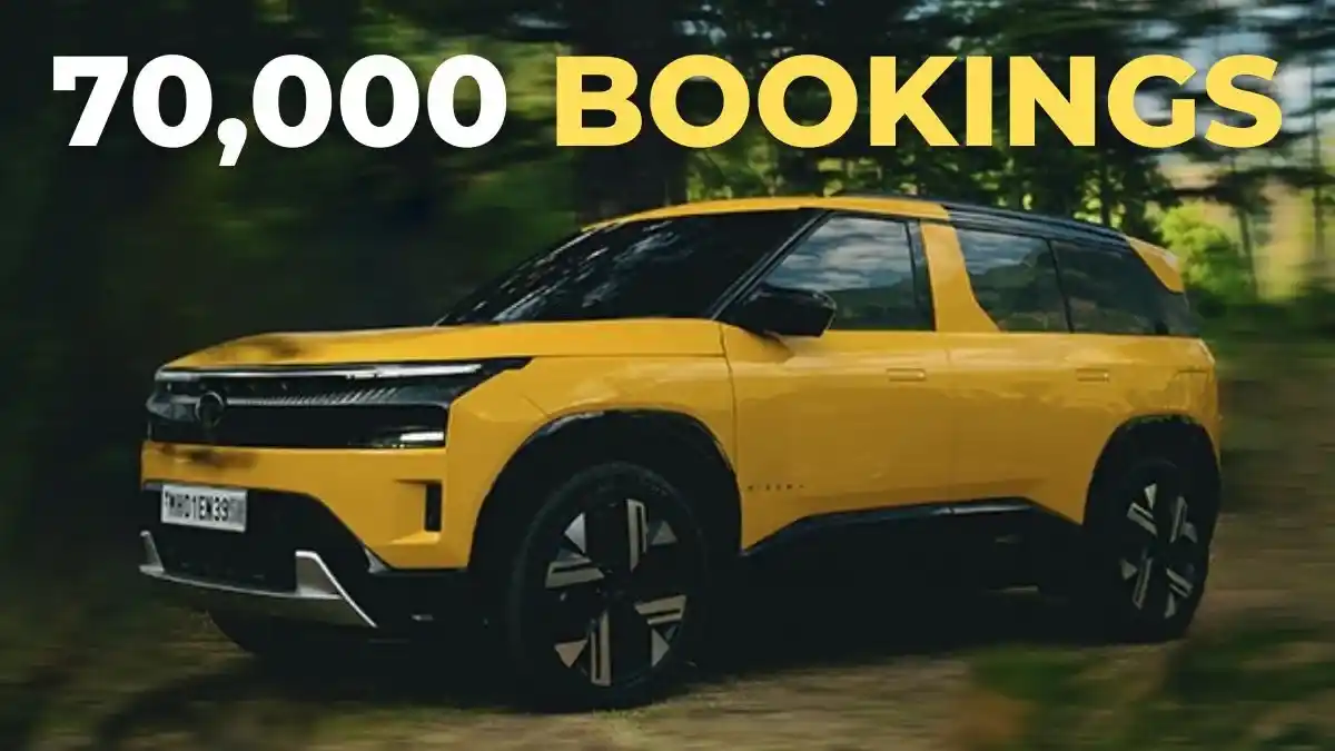 Tata Sierra Crosses Milestone on First Day, Gets 70,000 Bookings