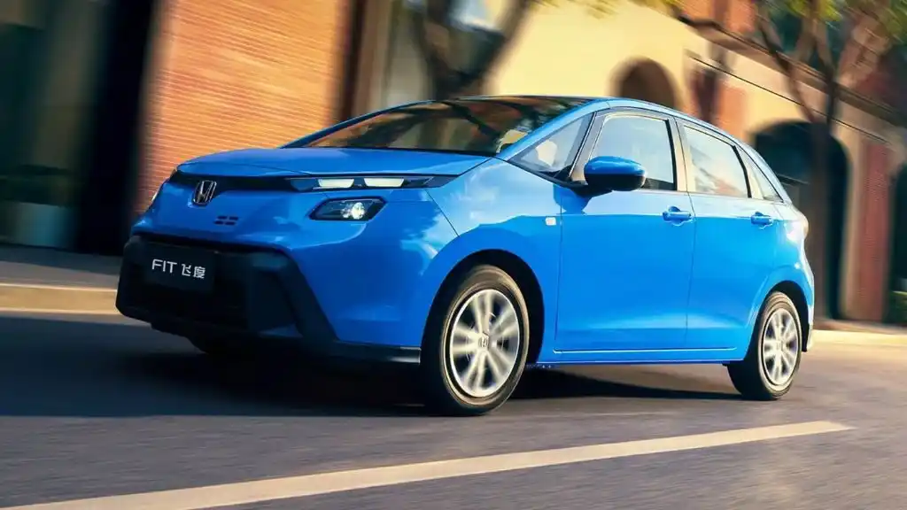 2026 Honda Jazz Facelift Dynamic Blue Color