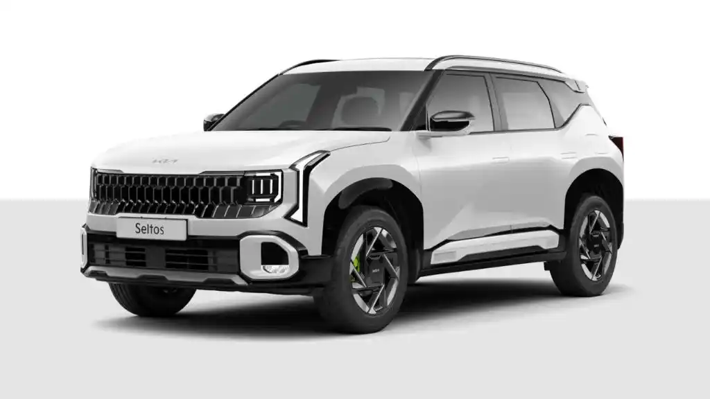 2026 New Kia Seltos Glacier White Pearl Colour
