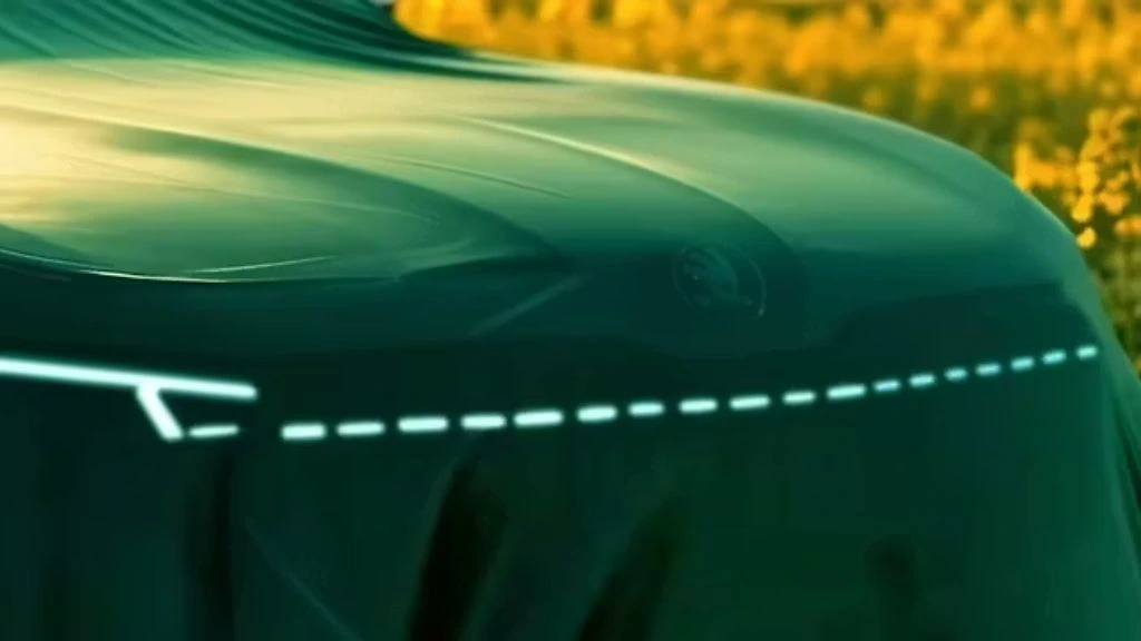 2026 Skoda Kushaq Facelift Teased Exterior