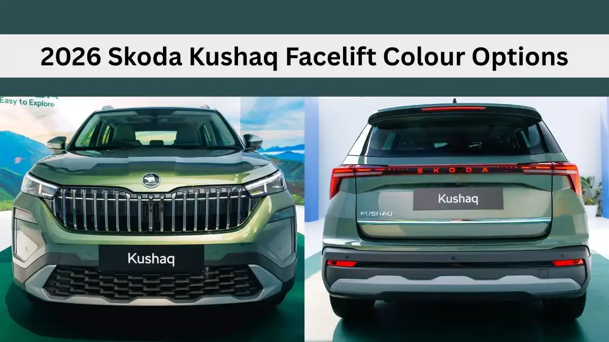 2026 Skoda Kushaq Facelift Variants-wise Colour Options