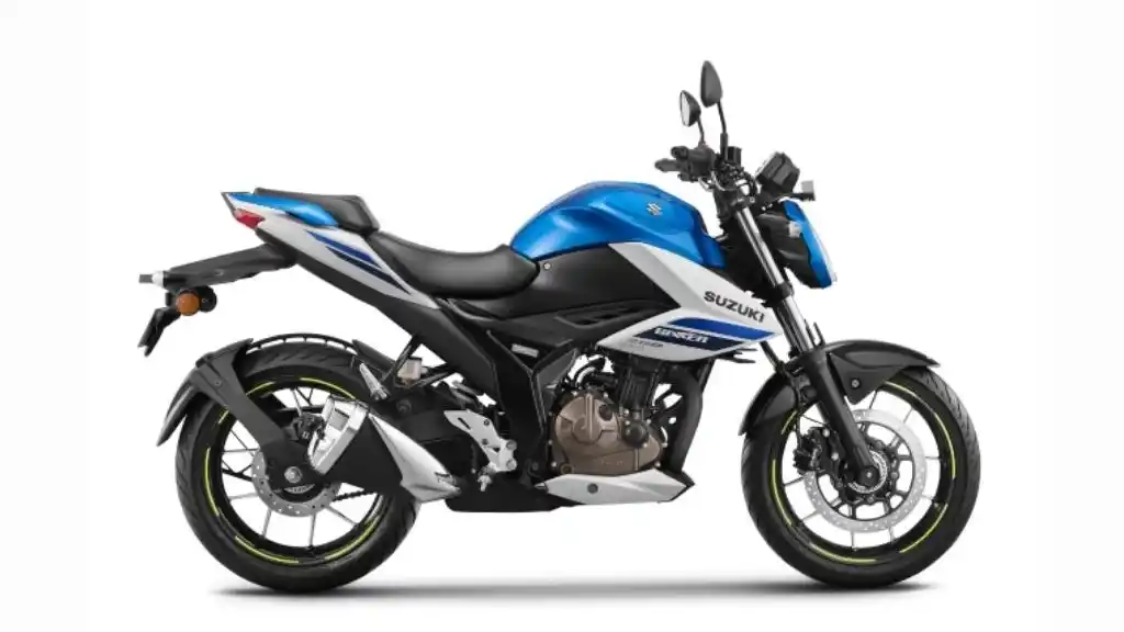 2026 Suzuki Gixxer 250 Met. Triton Blue Pearl Glacier White