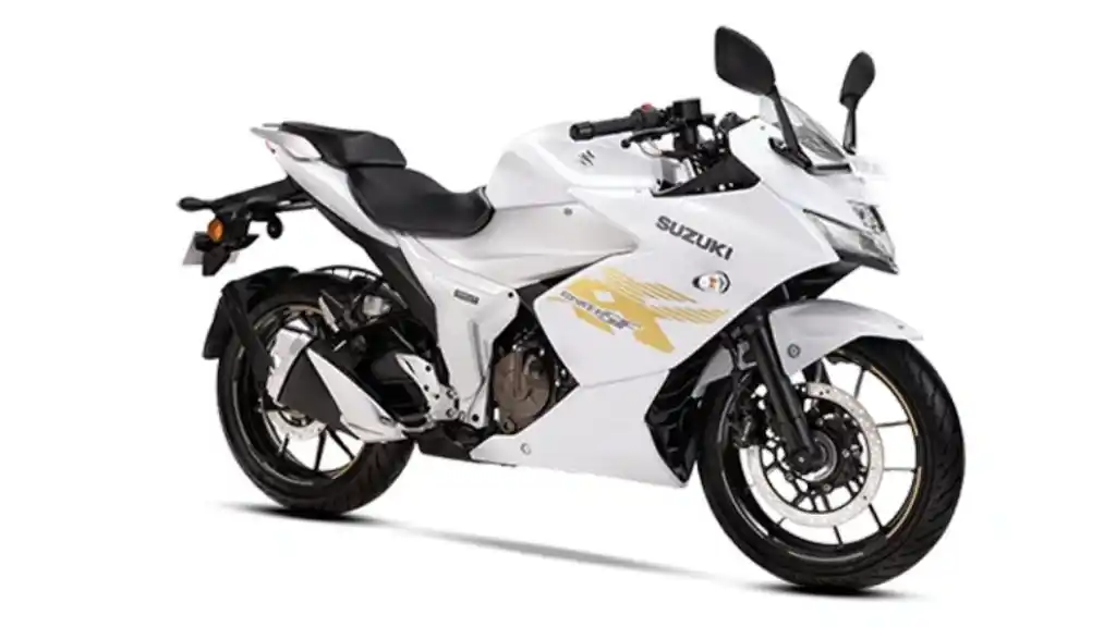 2026 Suzuki Gixxer SF 250 Pearl Glacier WhiteMetallic Mat Platinum Silver No.2
