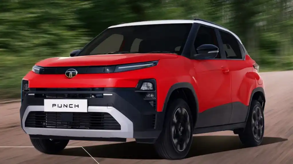 2026 Tata Punch Facelift Bengal Rouge (Red) Colour