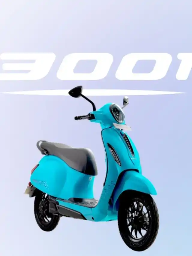 Bajaj Chetak 3001 Electric Scooter Launched in India