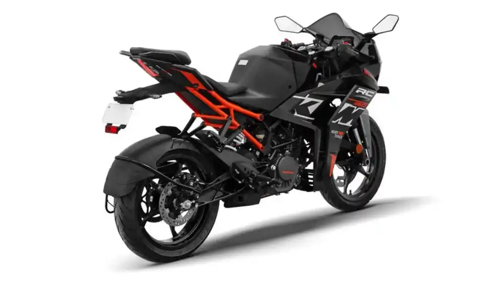 KTM RC 160 Back Right Side View