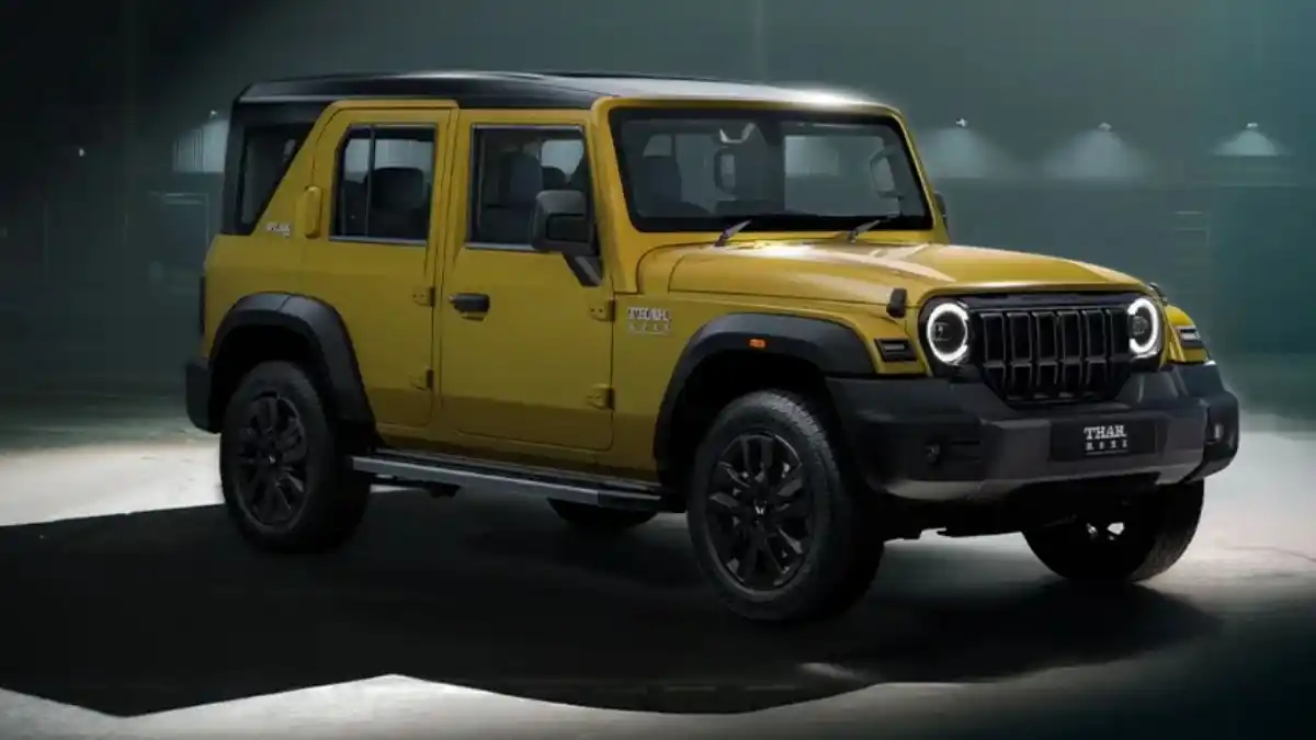 Mahindra Thar Roxx Star Edition Launched at Rs. 16.85 Lakh with New Citrine Yellow Colour