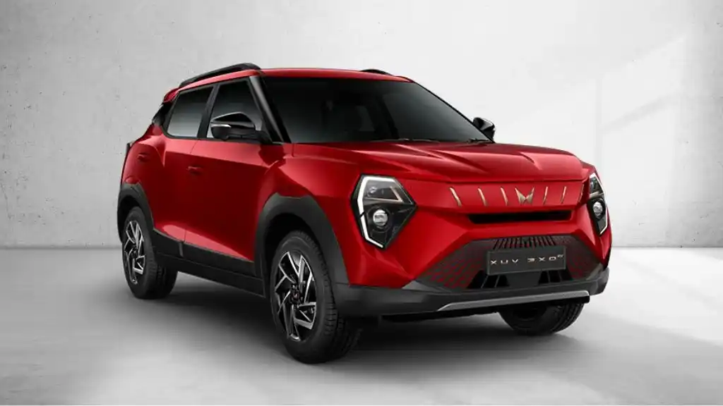 Mahindra XUV 3XO EV TANGO RED Colour