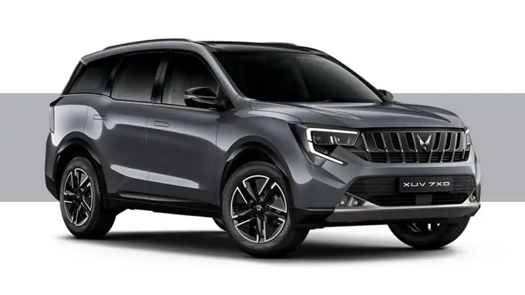 Mahindra XUV 7XO Galaxy Grey with Stealth Black Roof Colour