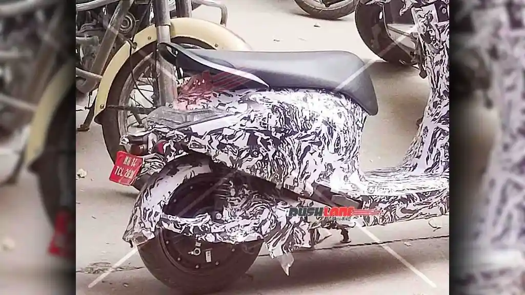 New Bajaj Chetak EV Spied Shot