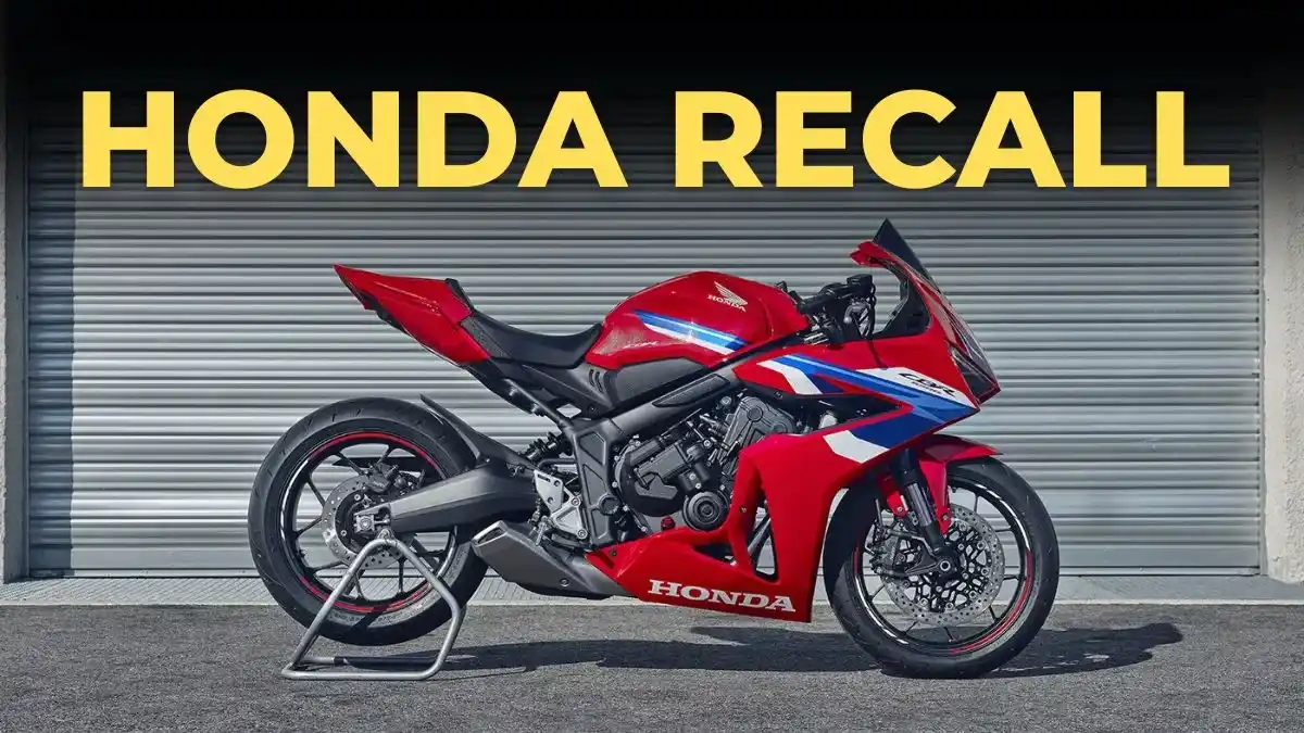 Recalls for Honda CBR650R and CB1000 Hornet SP in India