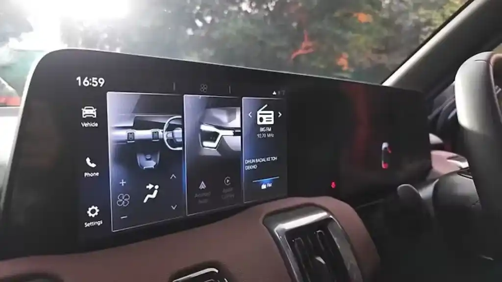 Toyota Urban Cruiser EV Interior Glimpse