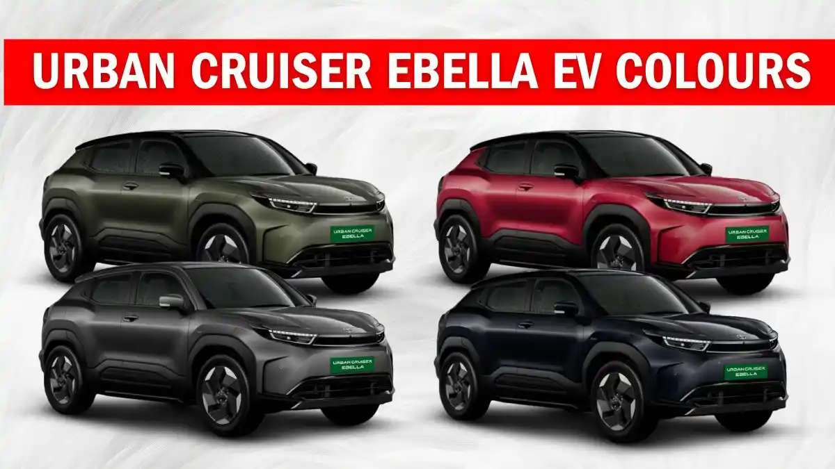 Toyota Urban Cruiser Ebella EV Colours Image Gallery