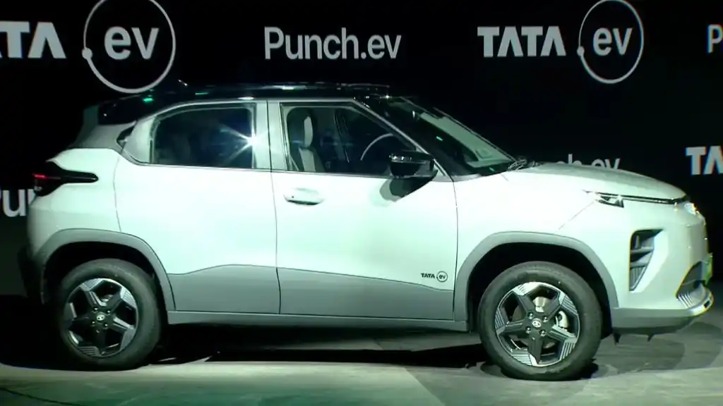 2026 Tata Punch EV Facelift Prestine White