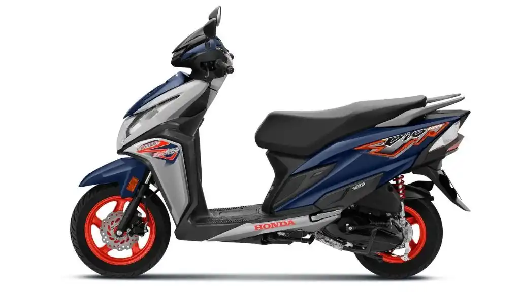 Honda Dio 125 X-Edition dual-tone Pearl Siren Blue and Pearl Deep Ground Grey colour