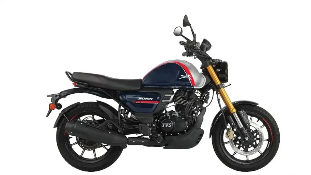 TVS Ronin Glacier Silver Colour