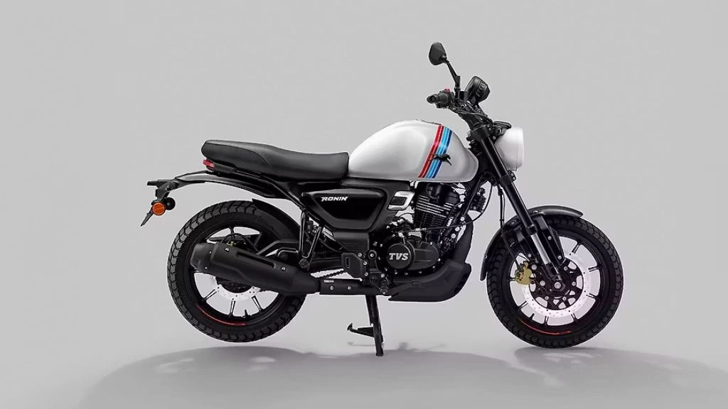 TVS Ronin White Colour