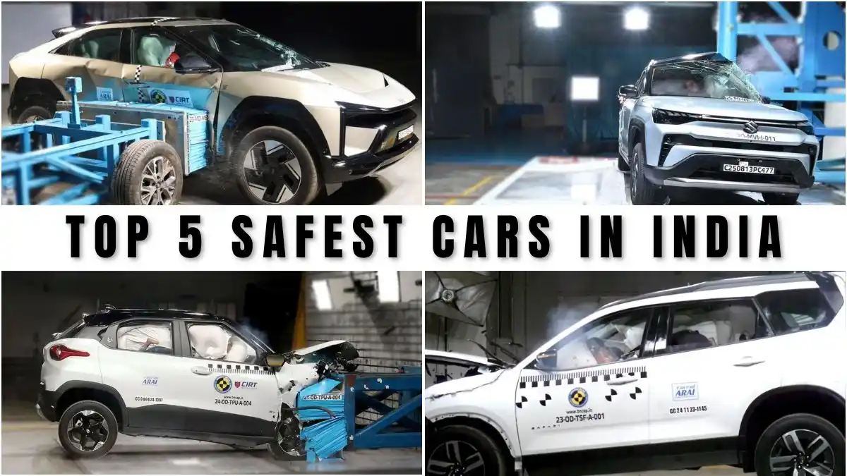 Top 5 Safest Cars in India as Tested by Bharat NCAP