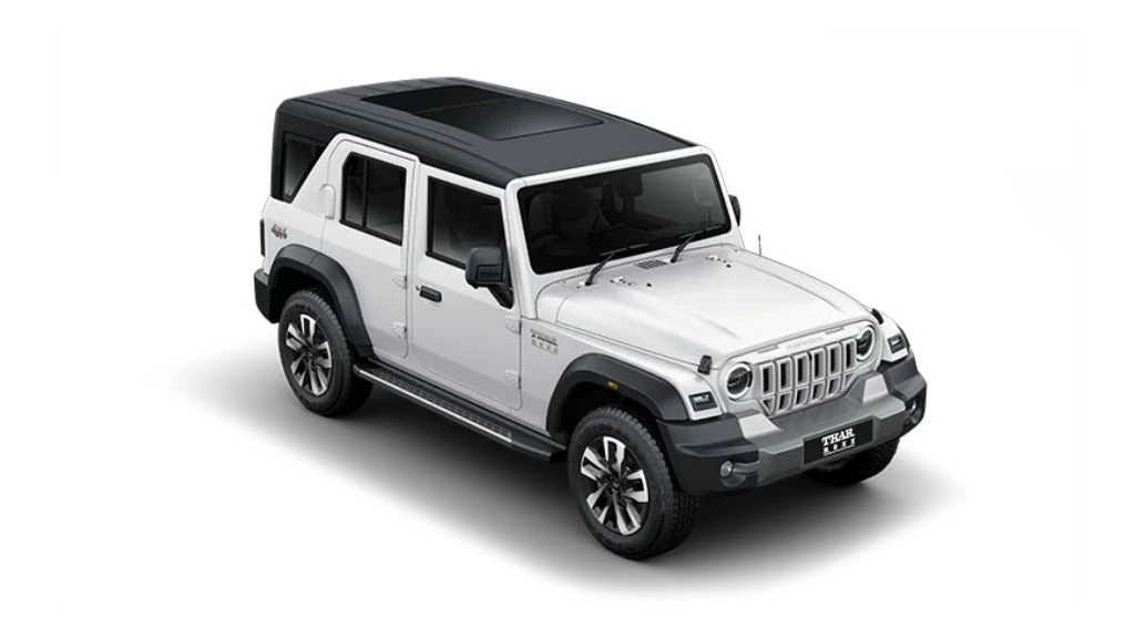 Thar Roxx Everest White Colour