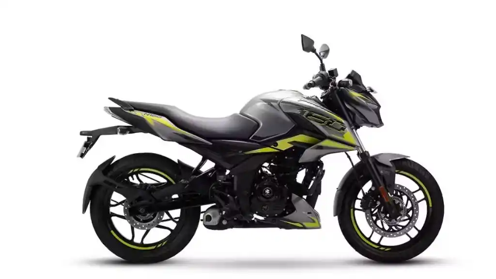 Bajaj Pulsar N160 Harbor Grey & Silver Colour