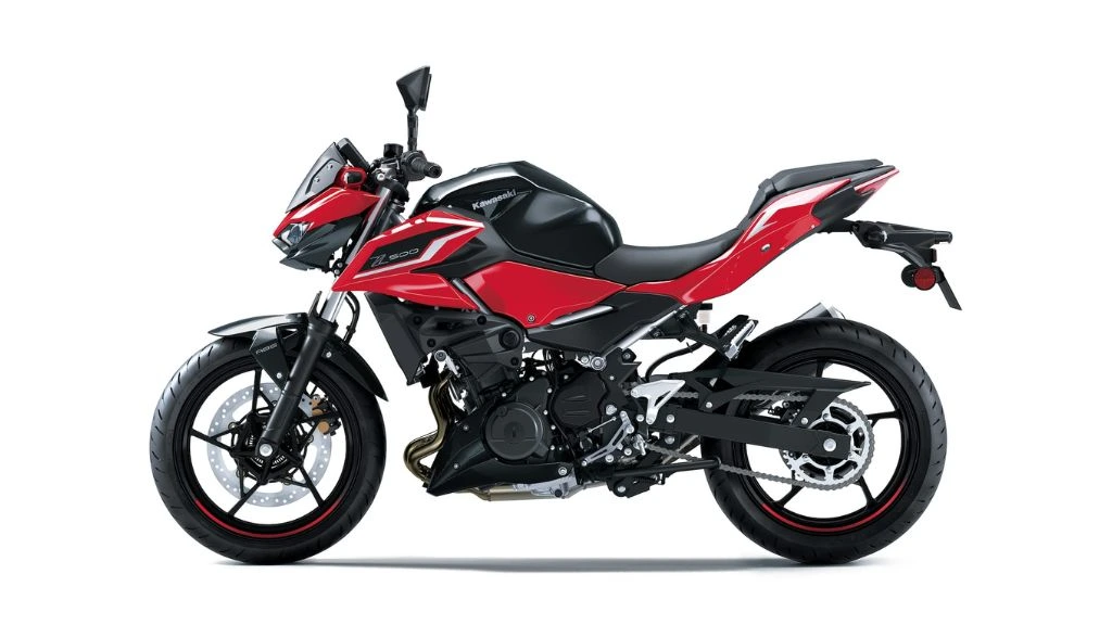 2027 Kawasaki Z500 SE Candy Persimmon Red