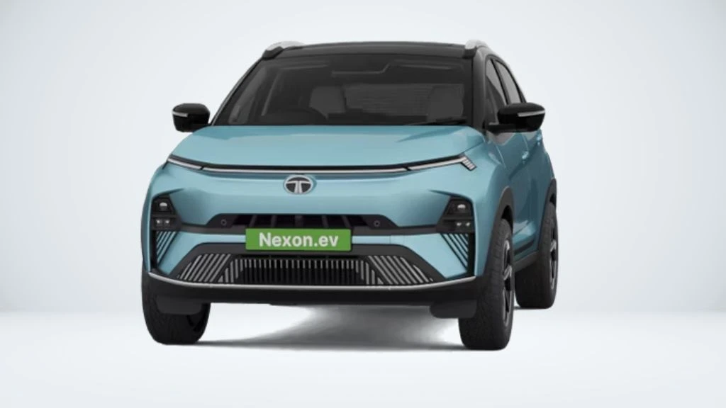 Tata Nexon EV Ocean Blue with Black Roof